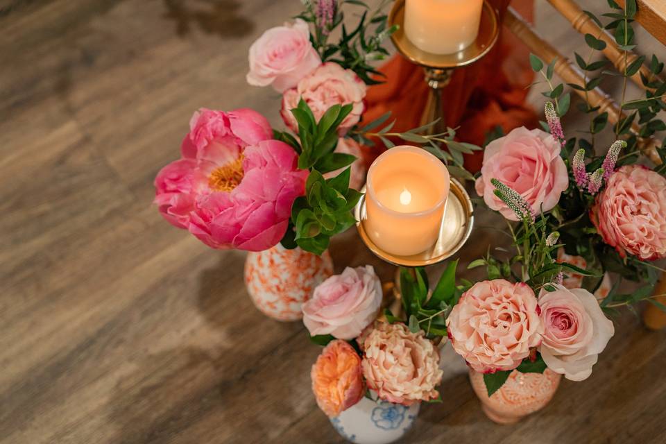 Ceremony Isle Floral Cluster