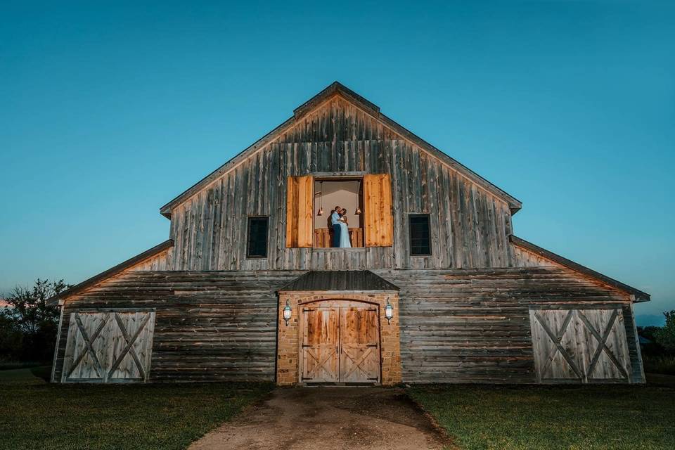 Barn at dusk