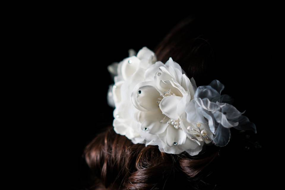 Flowers in her hair