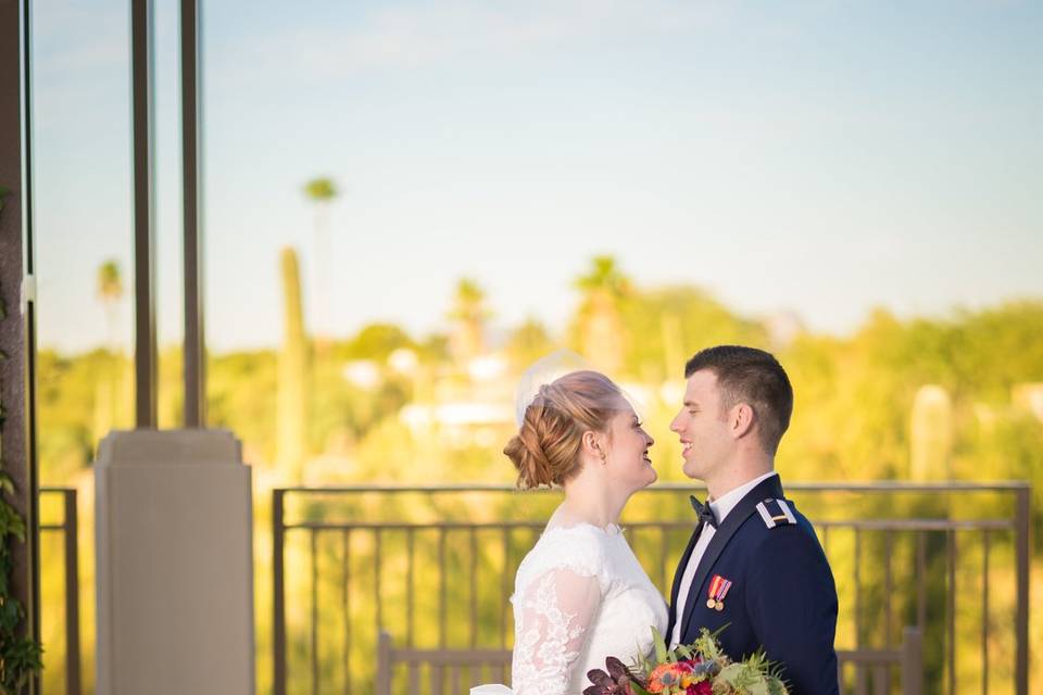 Wedding day happiness