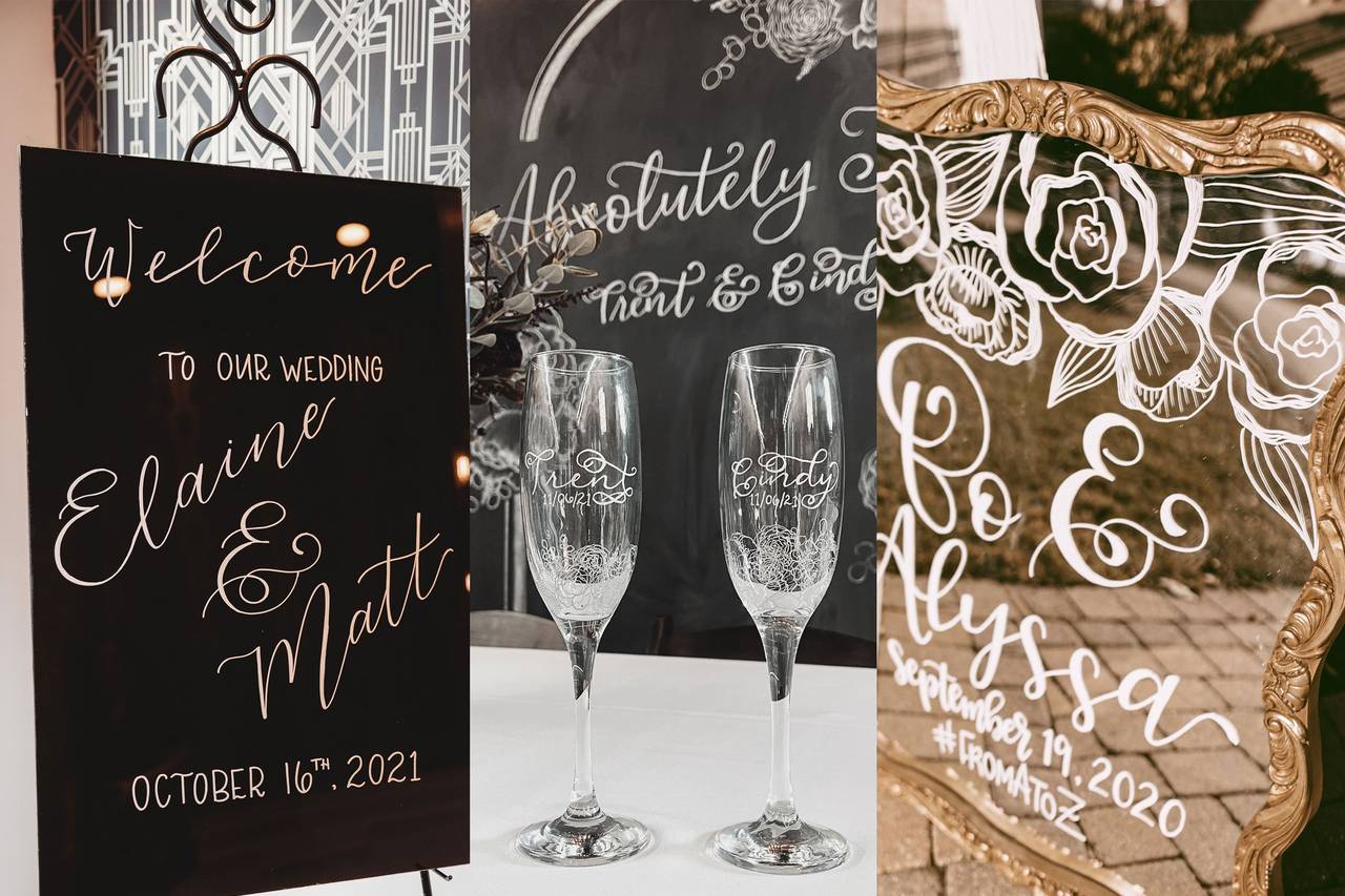 These Hand-Lettered Wedding Envelopes Will Give You Calligraphy Envy - Brit  + Co