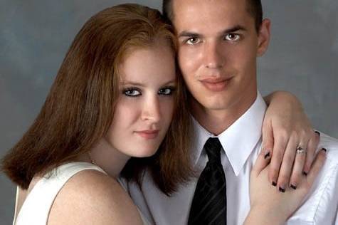 engagement portrait specifically for newspaper