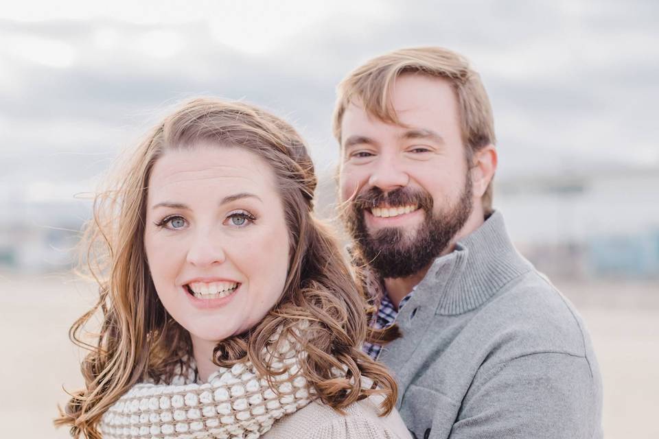 Engagement hair styling