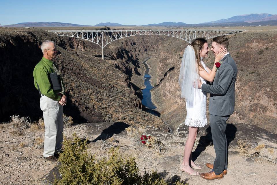 Embracing Ceremony Officiant El Prado Nm Weddingwire