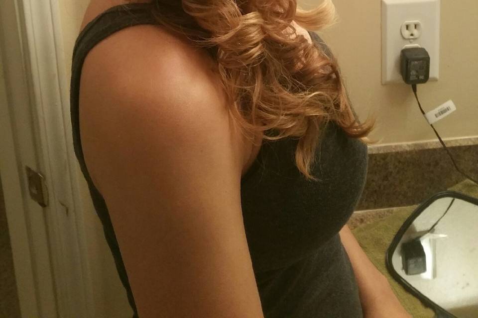 Curls on the side