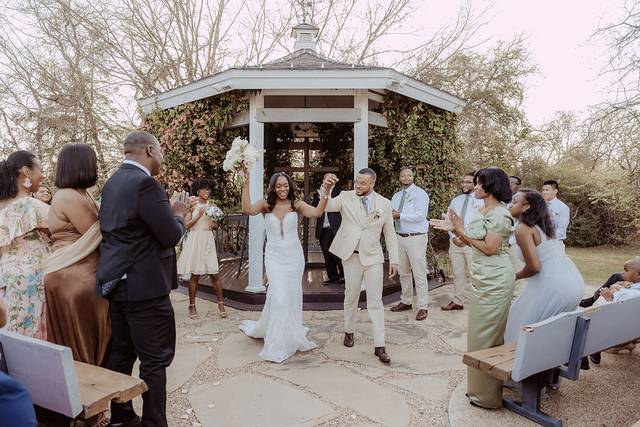Just married aisle walk