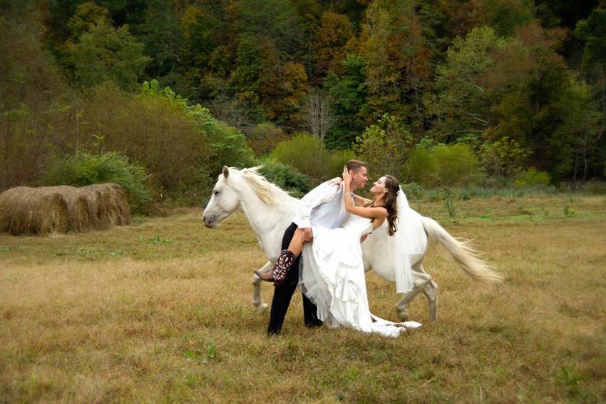 A country wedding