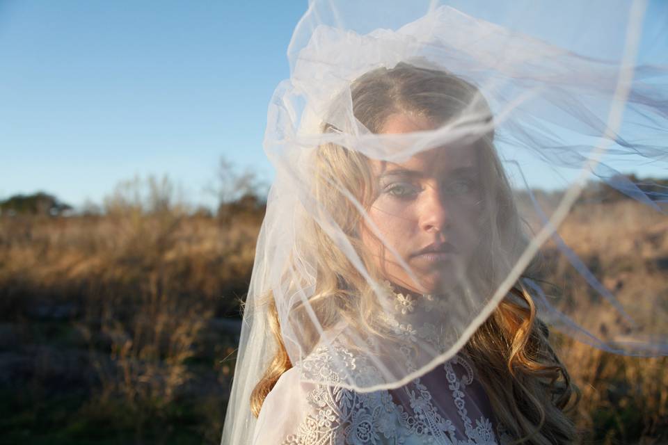 Veiled portrait