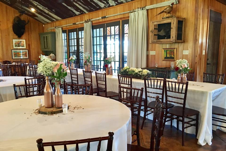 Tables and head table