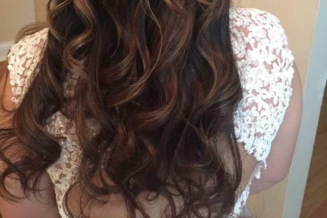 Half-up hair