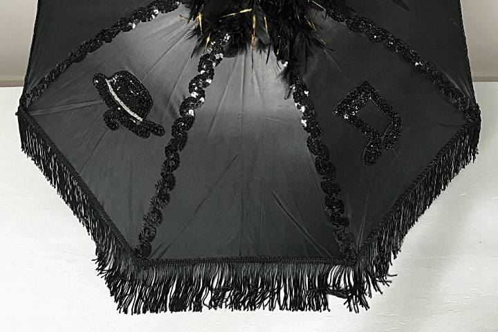 Black parasol