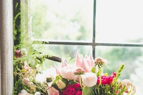 Bouquet by the window