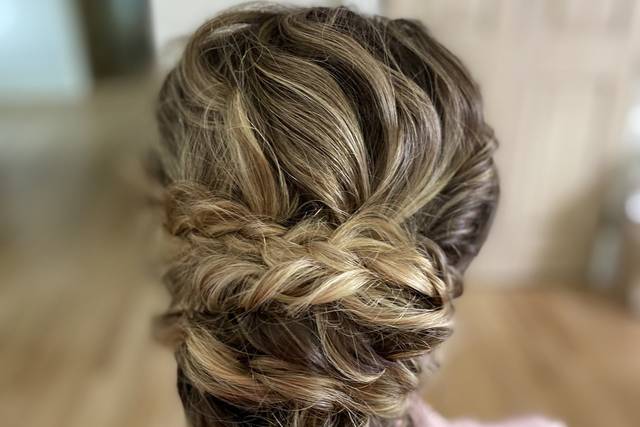 Braided updo