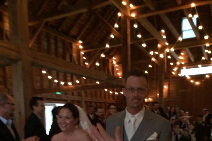 #1888Weddingbarn Newlyweds!