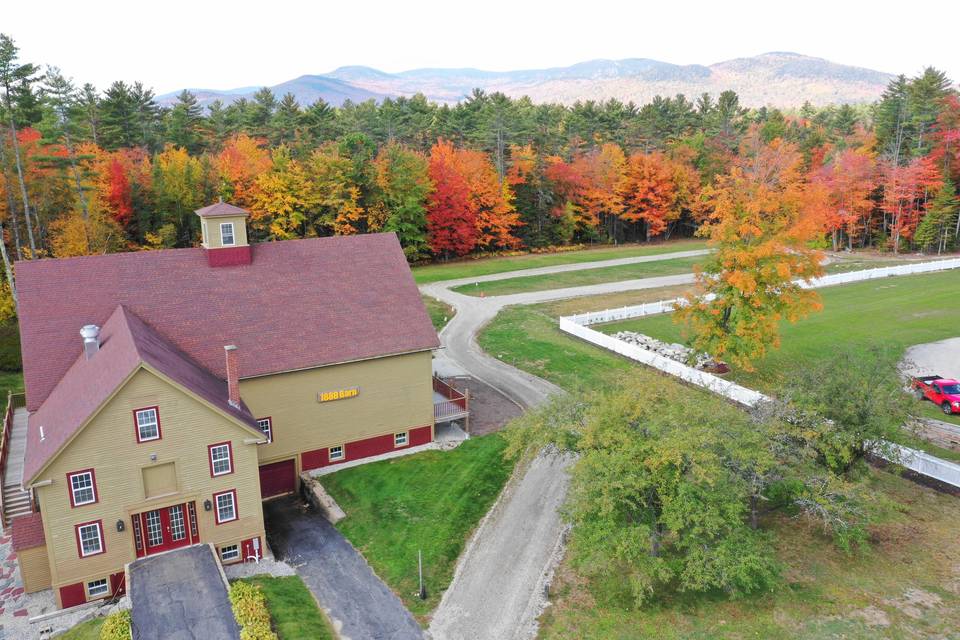 1888 wedding barn in scenic su