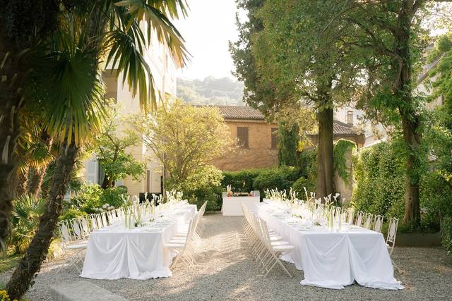 Dinner in the garden