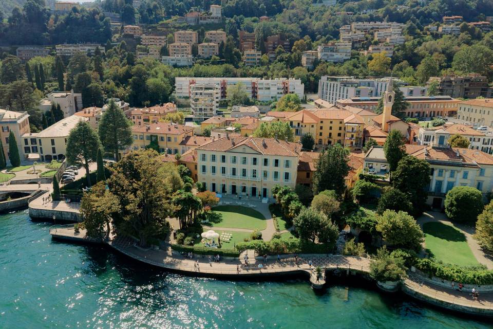 Villa Revel aeral view