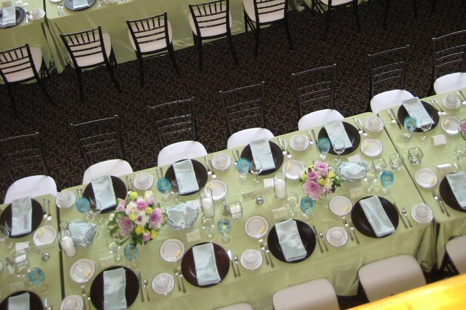 Long table set-up