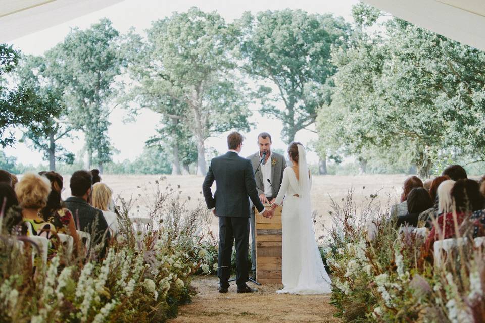 Bride and groom