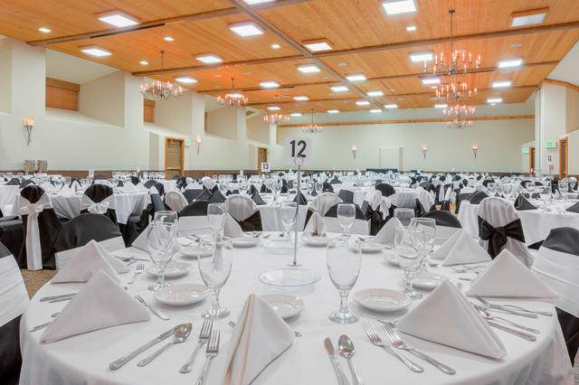 Our ballroom is the largest banquet space on the entire mountain.