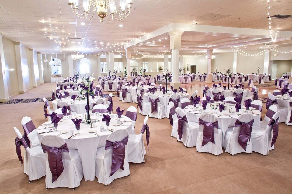 Our Main Hall can accommodate up to 700 guests