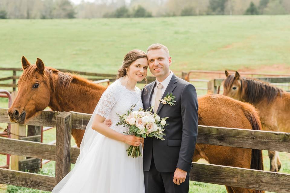 Bride and groom