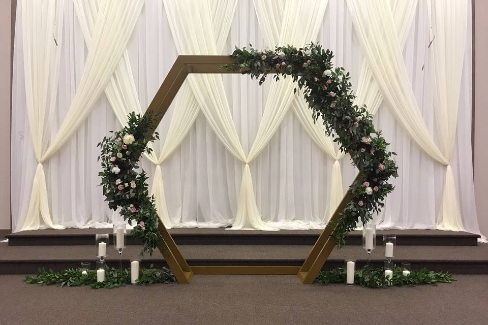 Hexagon decor