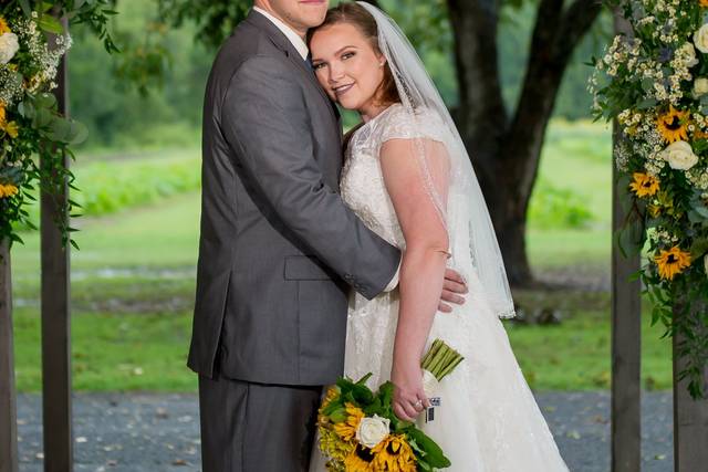 Newlywed portrait