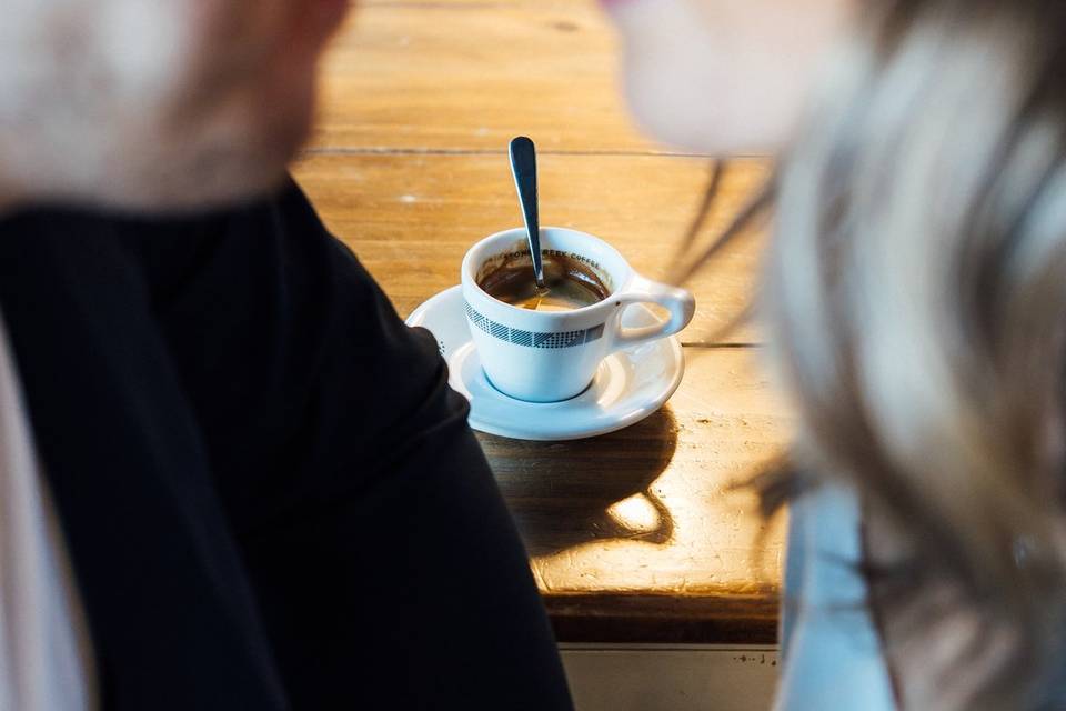 Engagement at the coffee place