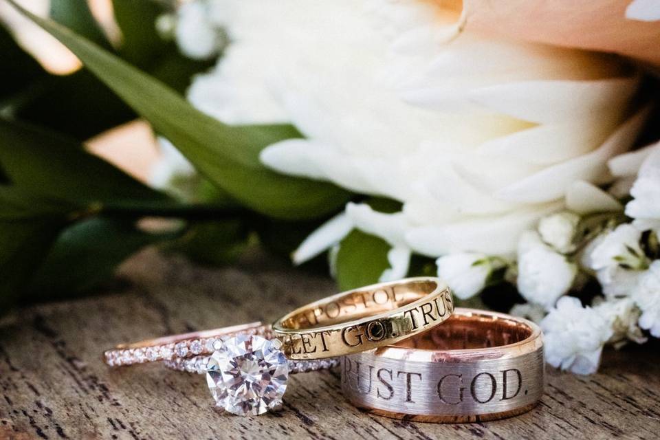 Unique wedding rings