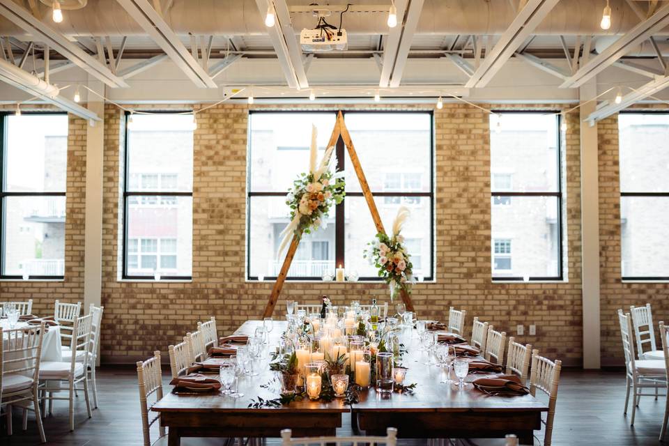 Beautiful reception details