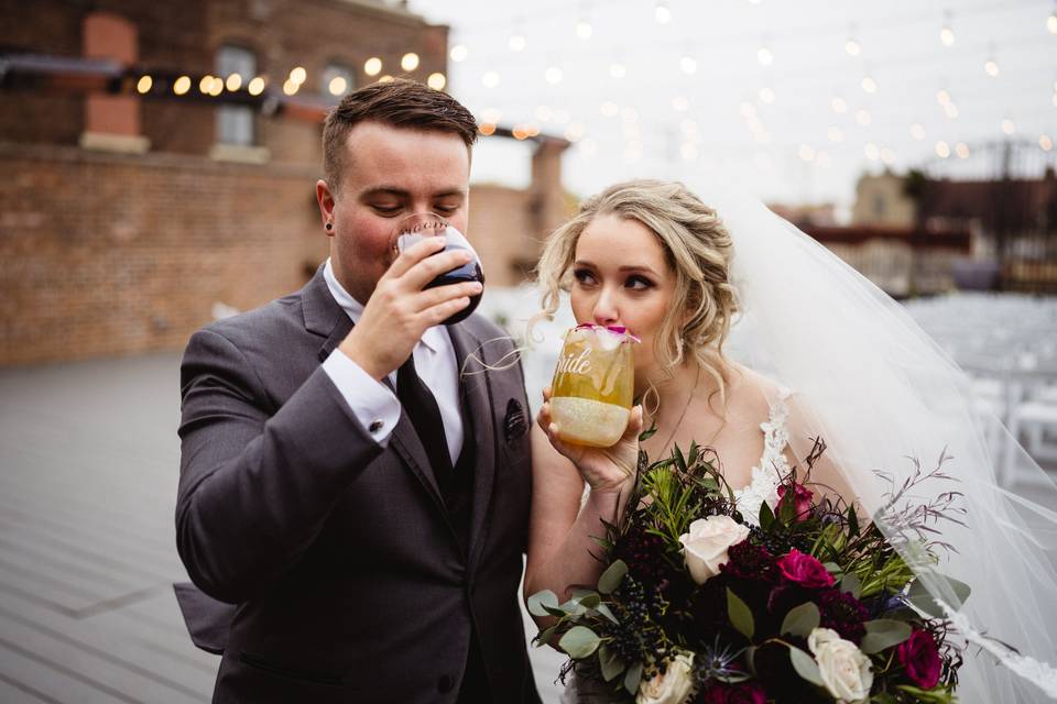 Cheers to us!