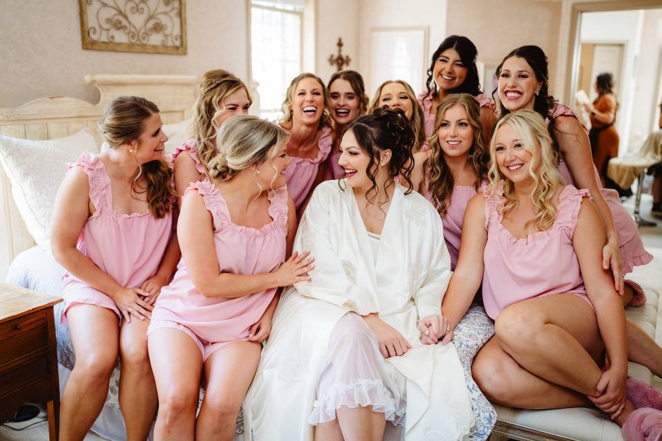 Getting ready with the gals