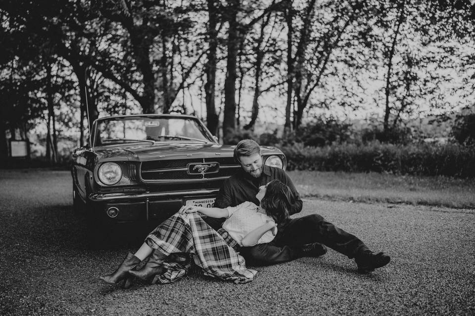 Fun engagement photos