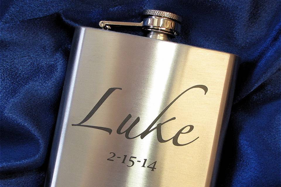 personalized flask, gift for groomsmen
