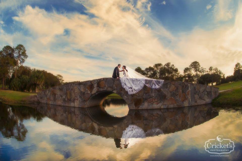 Bride and Groom Stone Bridge