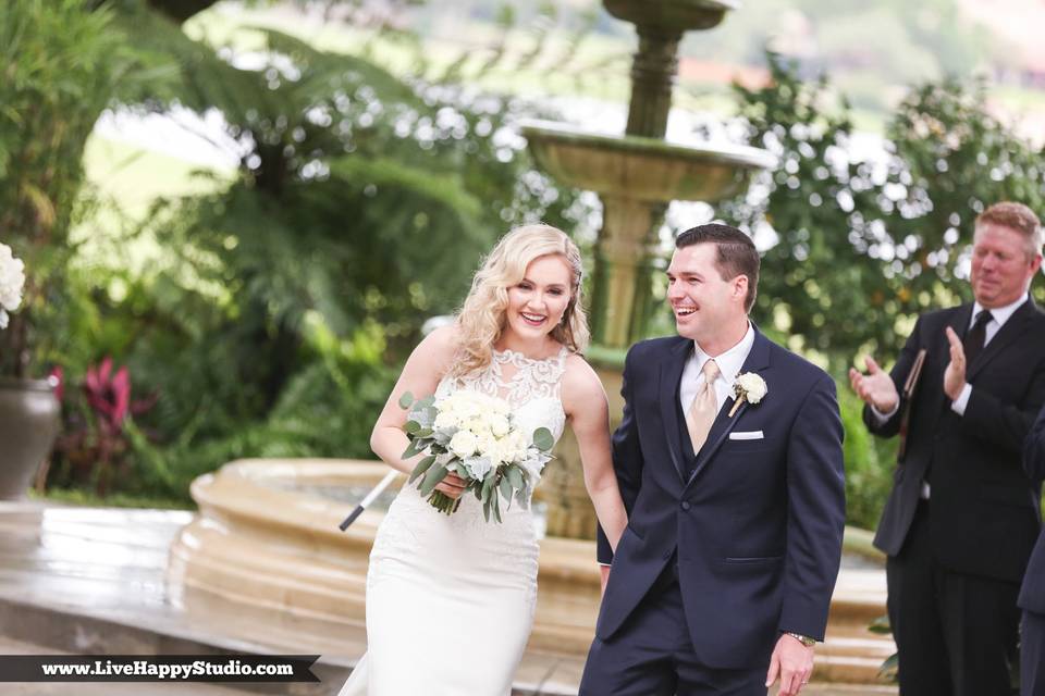 Bride and Groom at Legends