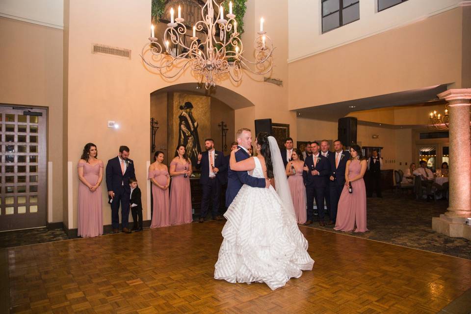 Bride and Groom First Dance