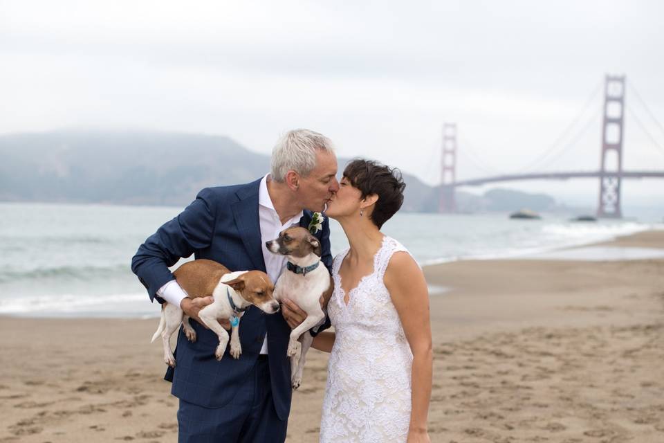 Baker Beach, CA Wedding