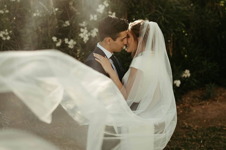 Sun drenched phoenix wedding