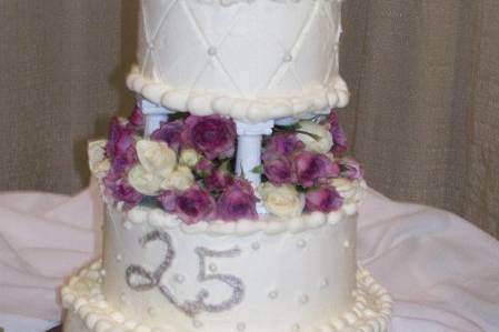 25th Anniversay Cake
