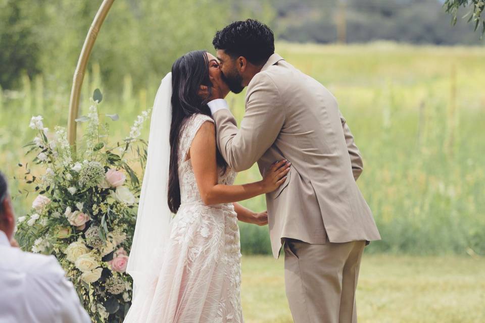 You may now kiss the bride