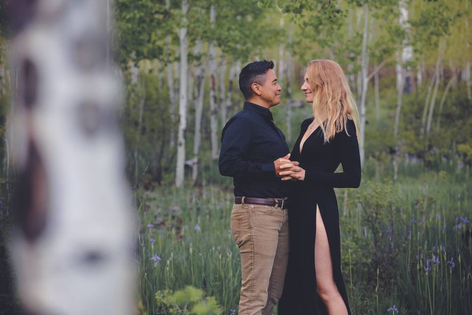 Dancing among the aspens
