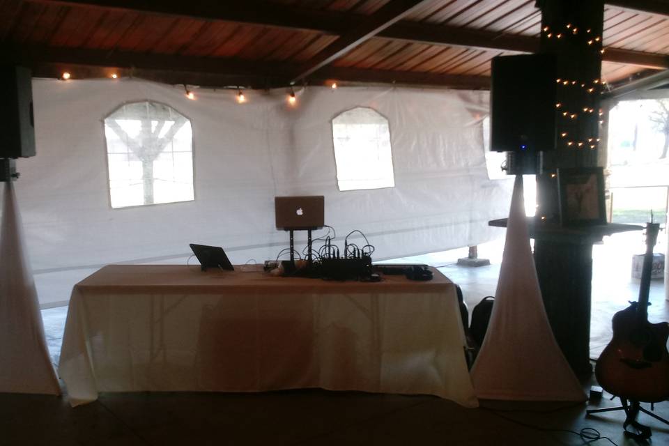 Wedding setup