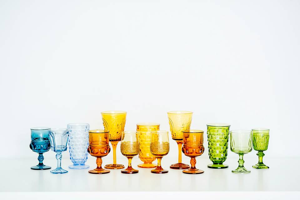 Mismatch Vintage Goblets