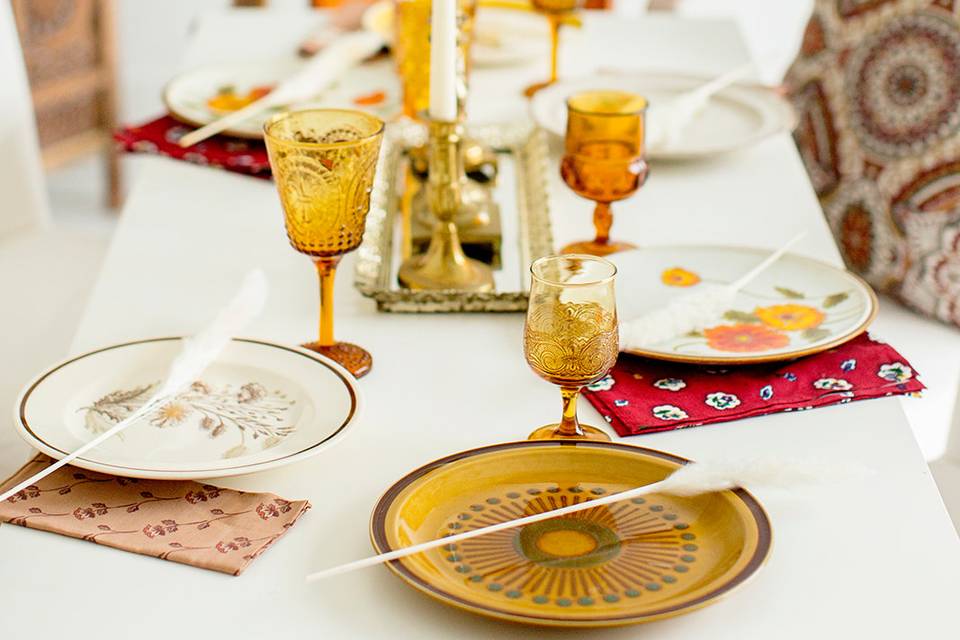 Amber Tablescape