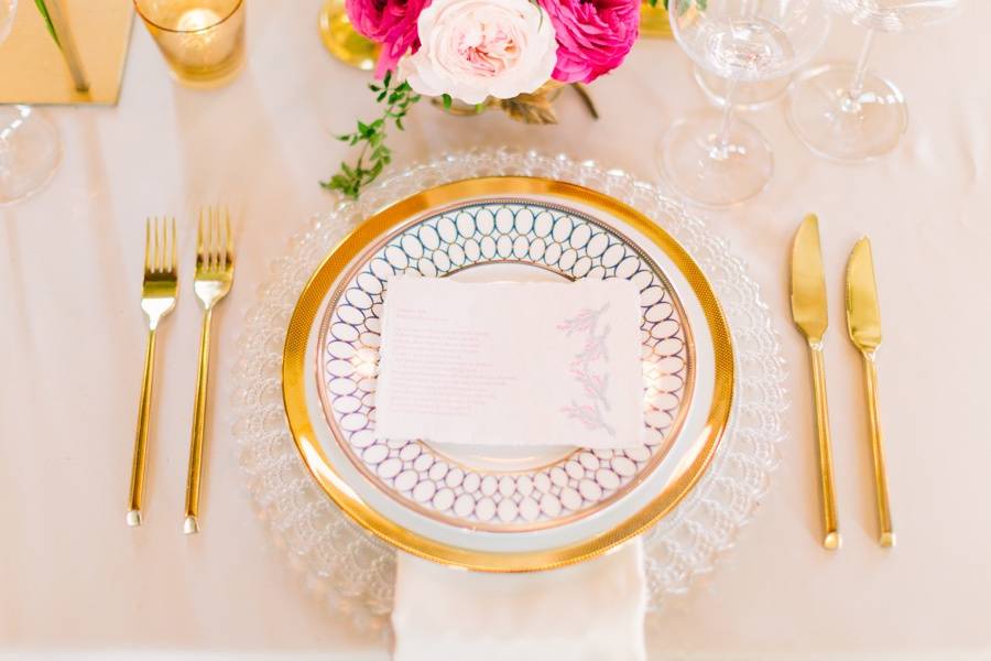 Loving gold flatware!