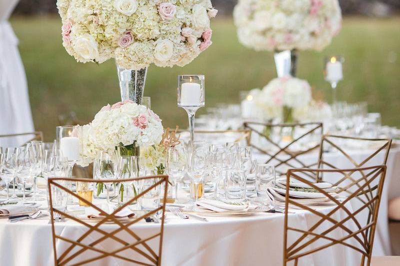 Raised centerpieces