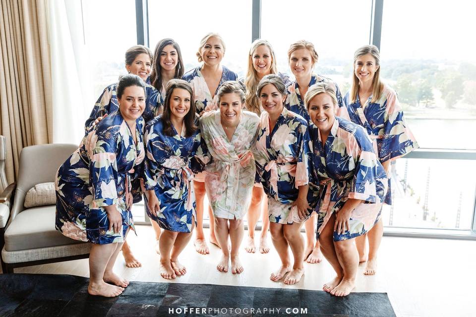 Beautiful bridesmaids!