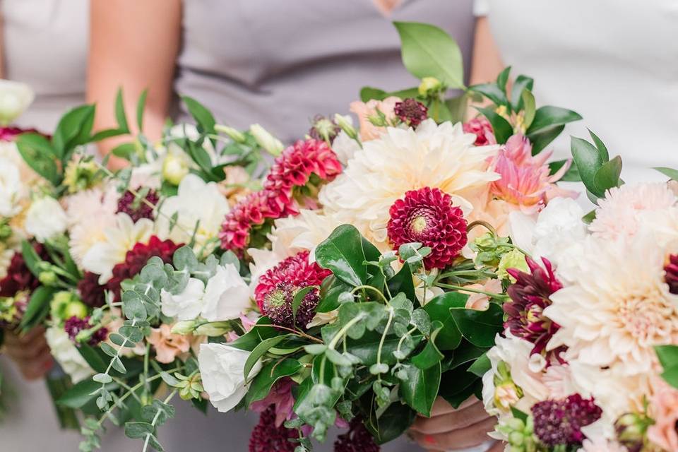 Beautiful bridal party.